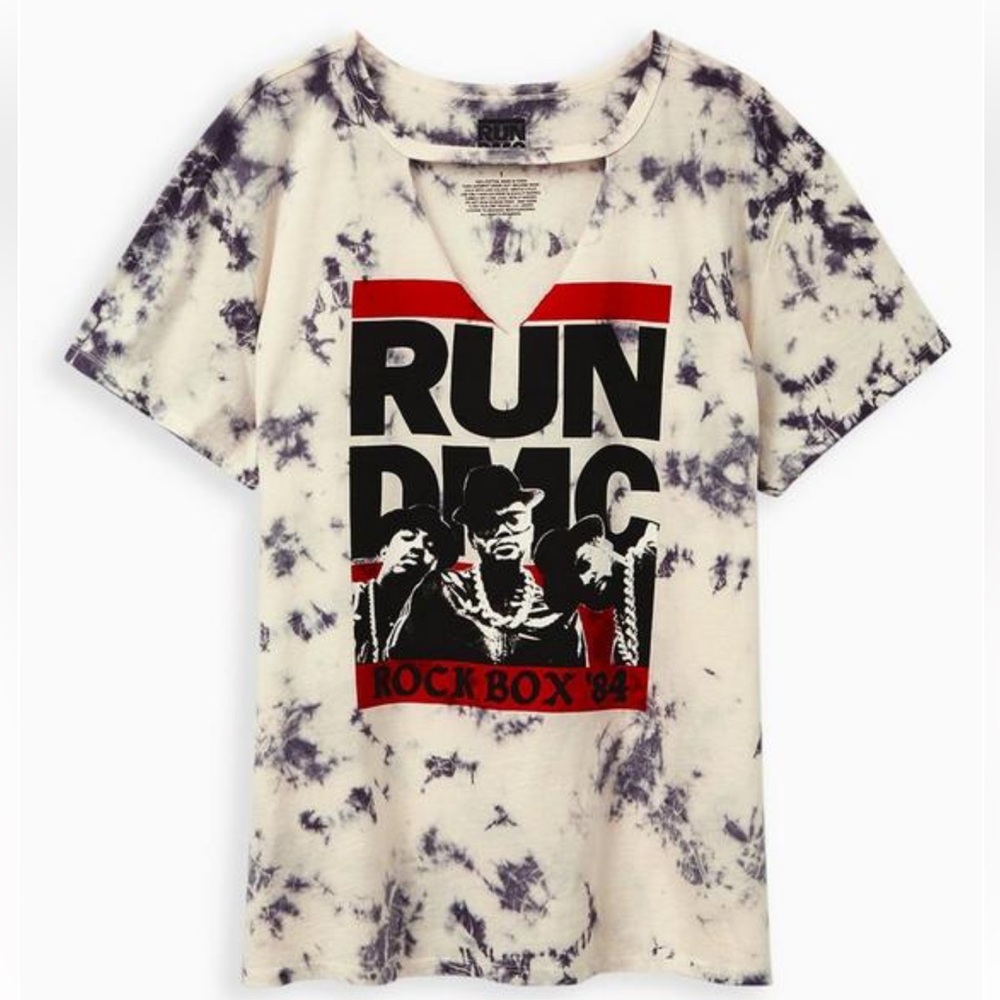 Torrid Choker Tee - Run DMC White Wash
